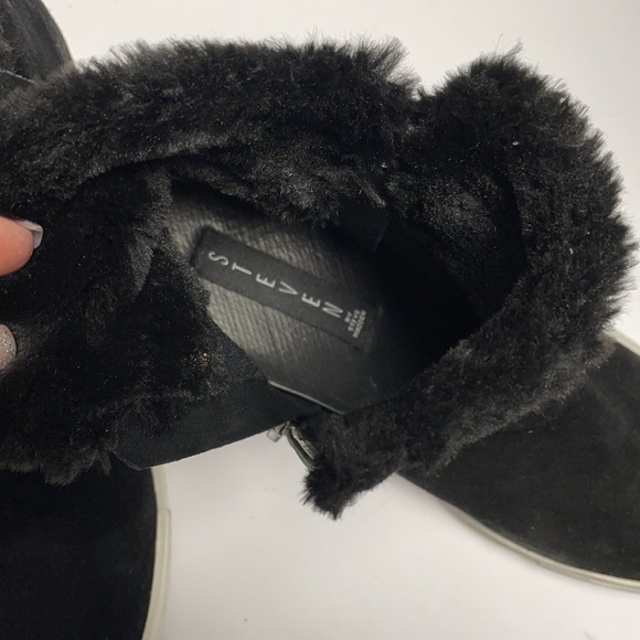 Steven by Steve Madden Bambi fur wedge sneaker boot - Picture 6 of 6